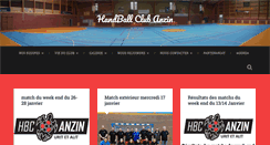 Desktop Screenshot of handball-club-anzin.com